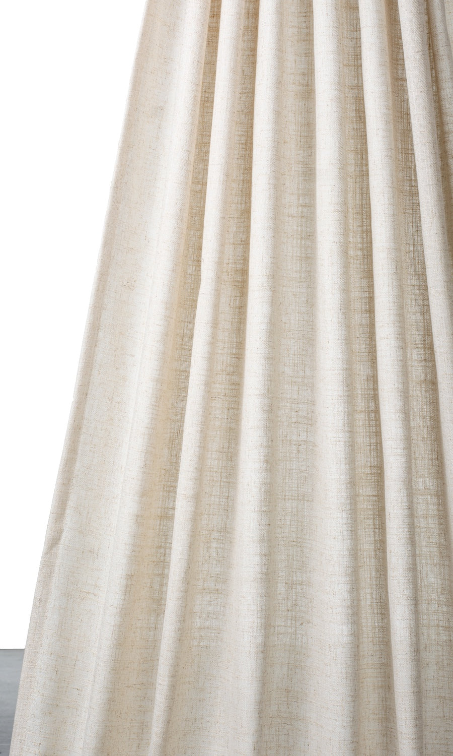 Plain Semi-Sheer Home Textile Fabric Material By the Yard (Beige)