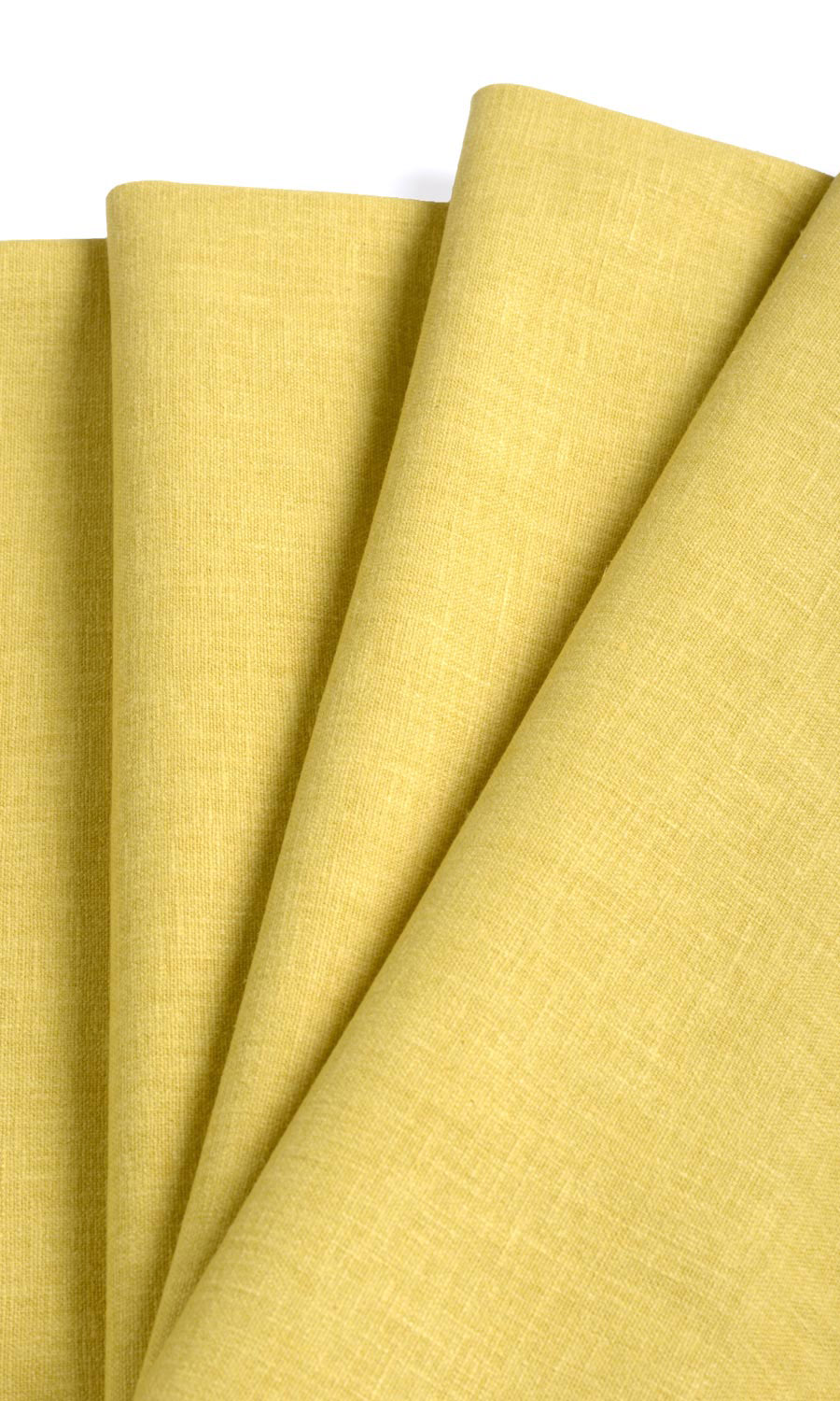 Poly-Cotton Window Treatments Fabric By the Yard (Cornflower Yellow)