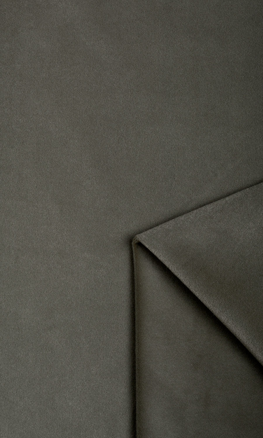 Velvet Home Textile Fabric Material By the Yard (Charcoal Grey)