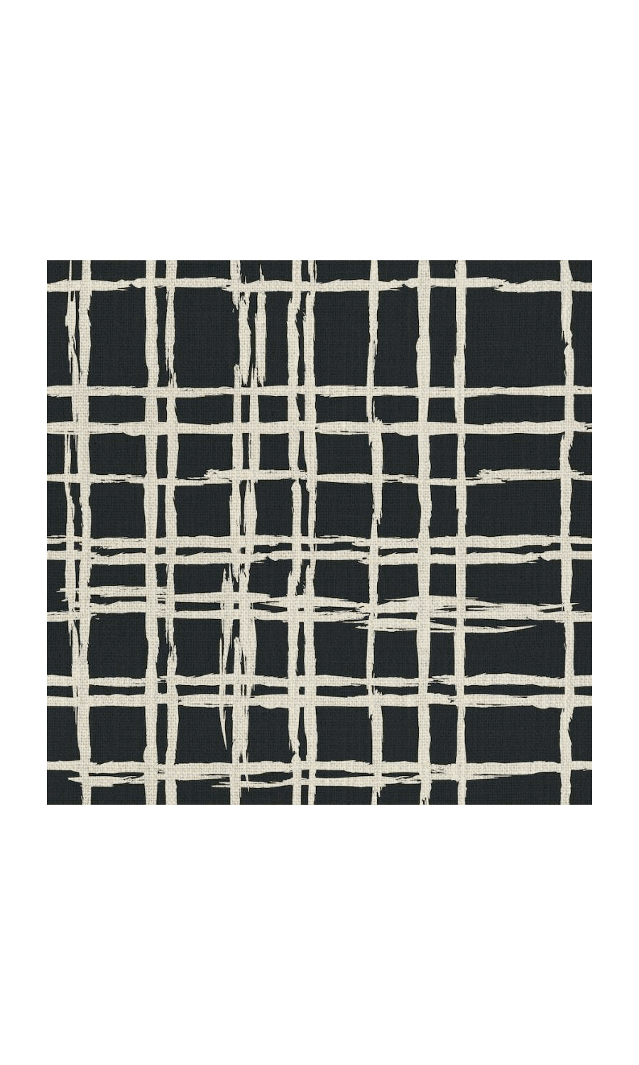 Geometrical Patterned Free Fabric Material Sample (Black/ Ivory)