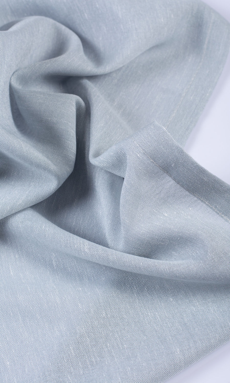 Plain Sheer Home Décor Fabric By the Yard (Periwinkle Gray)