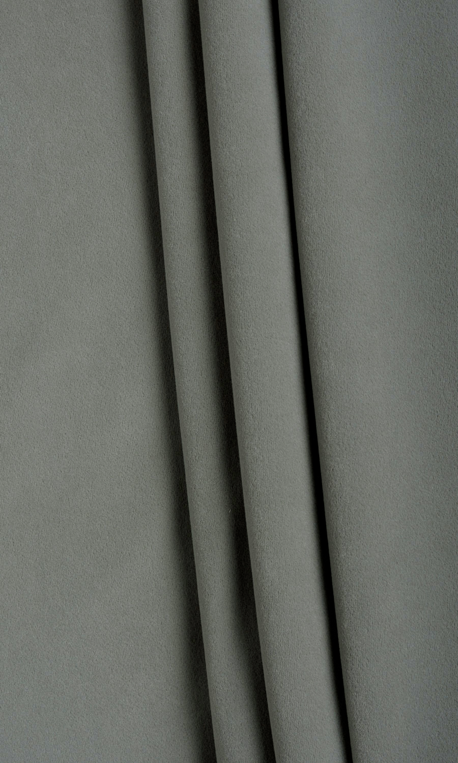 Velvet Fabric Material By the Yard (Fog Grey)