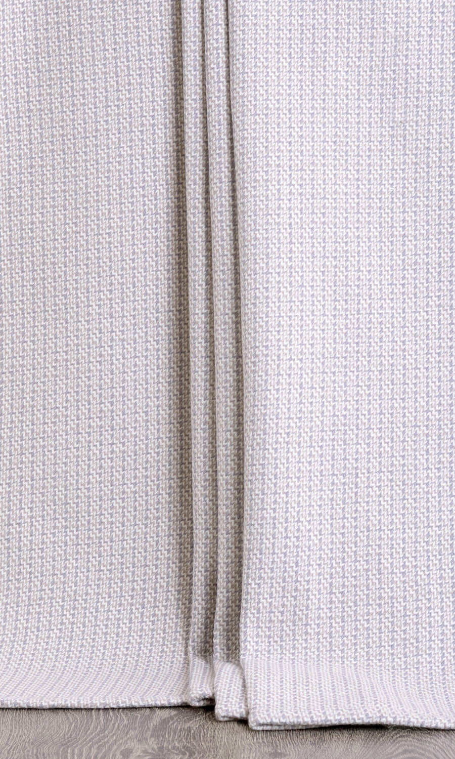 Textured Cotton Home Décor Fabric Sample (Gray/ White)