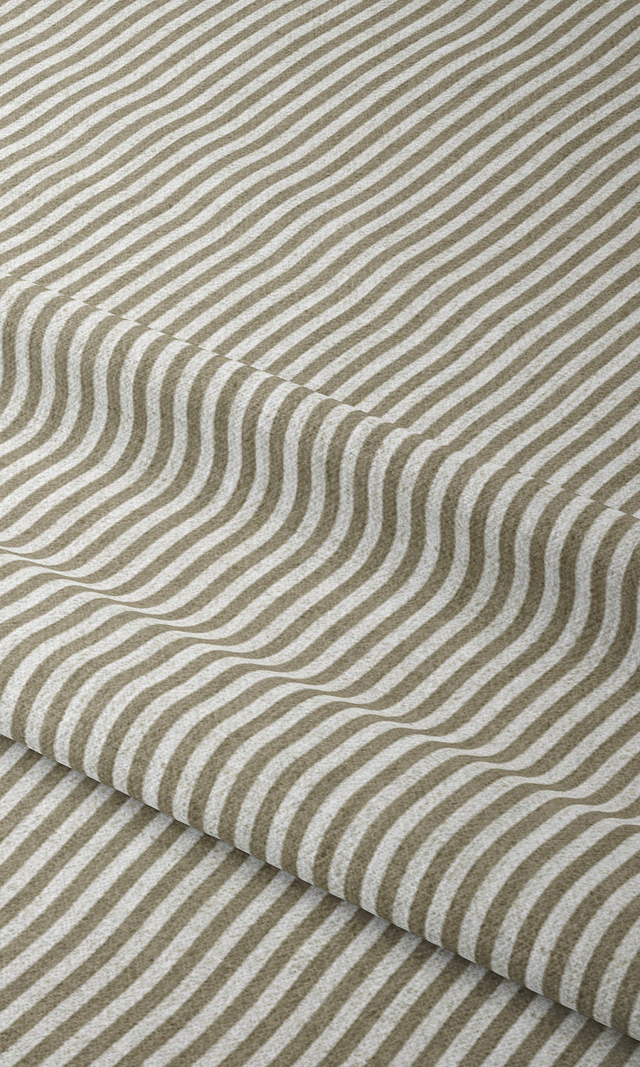 Modern Geometric Patterned Home Textile Fabric Material By the Yard (Green-Beige)