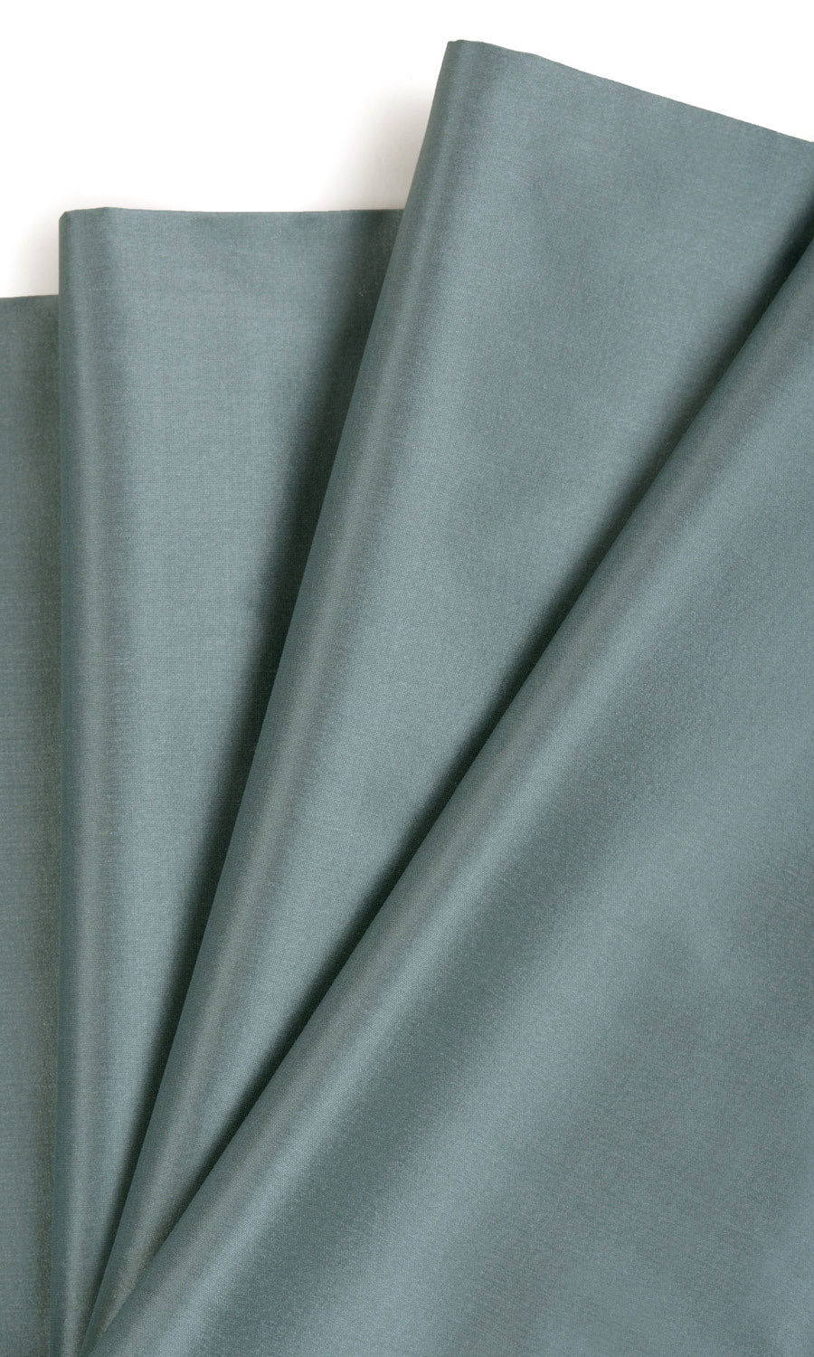 Shantung Silk Home Textile Fabric Material By the Yard (Steel Blue/ Grey)