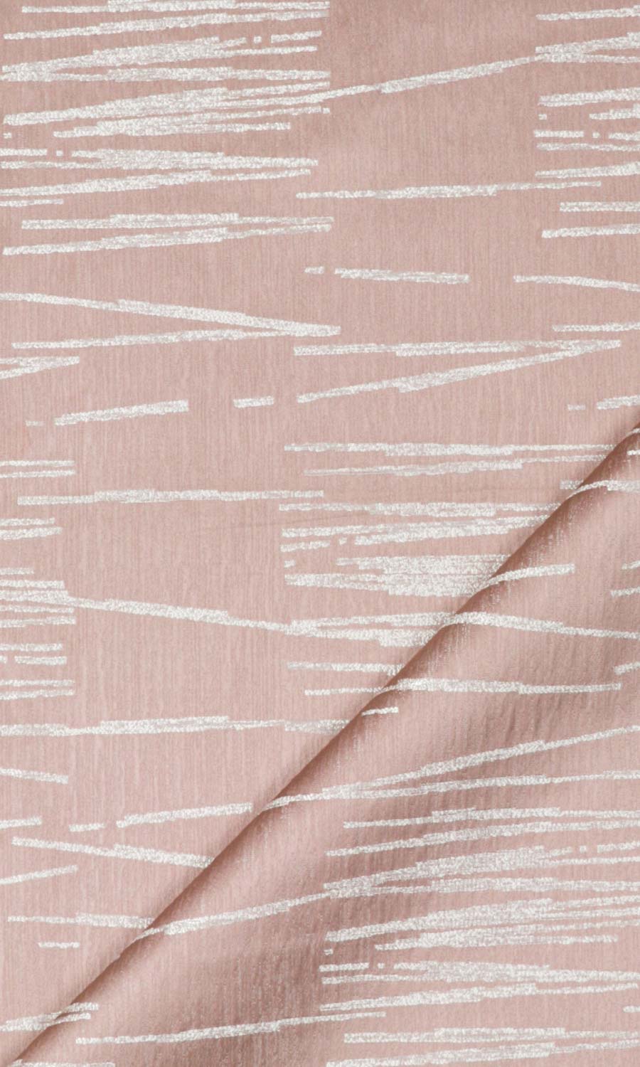 Abstract Patterned Home Décor Fabric Sample (Blush Pink)