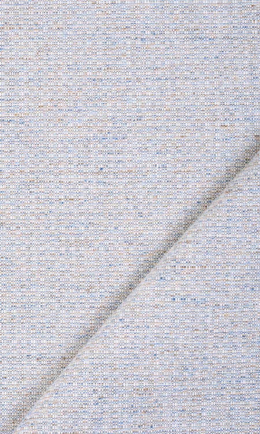 Textured Poly-Cotton Home Décor Fabric By the Yard (Gray/ White)