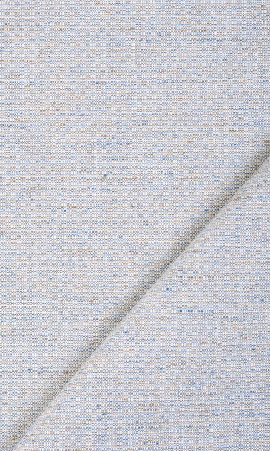 Textured Poly-Cotton Home Décor Fabric By the Yard (Gray/ White)