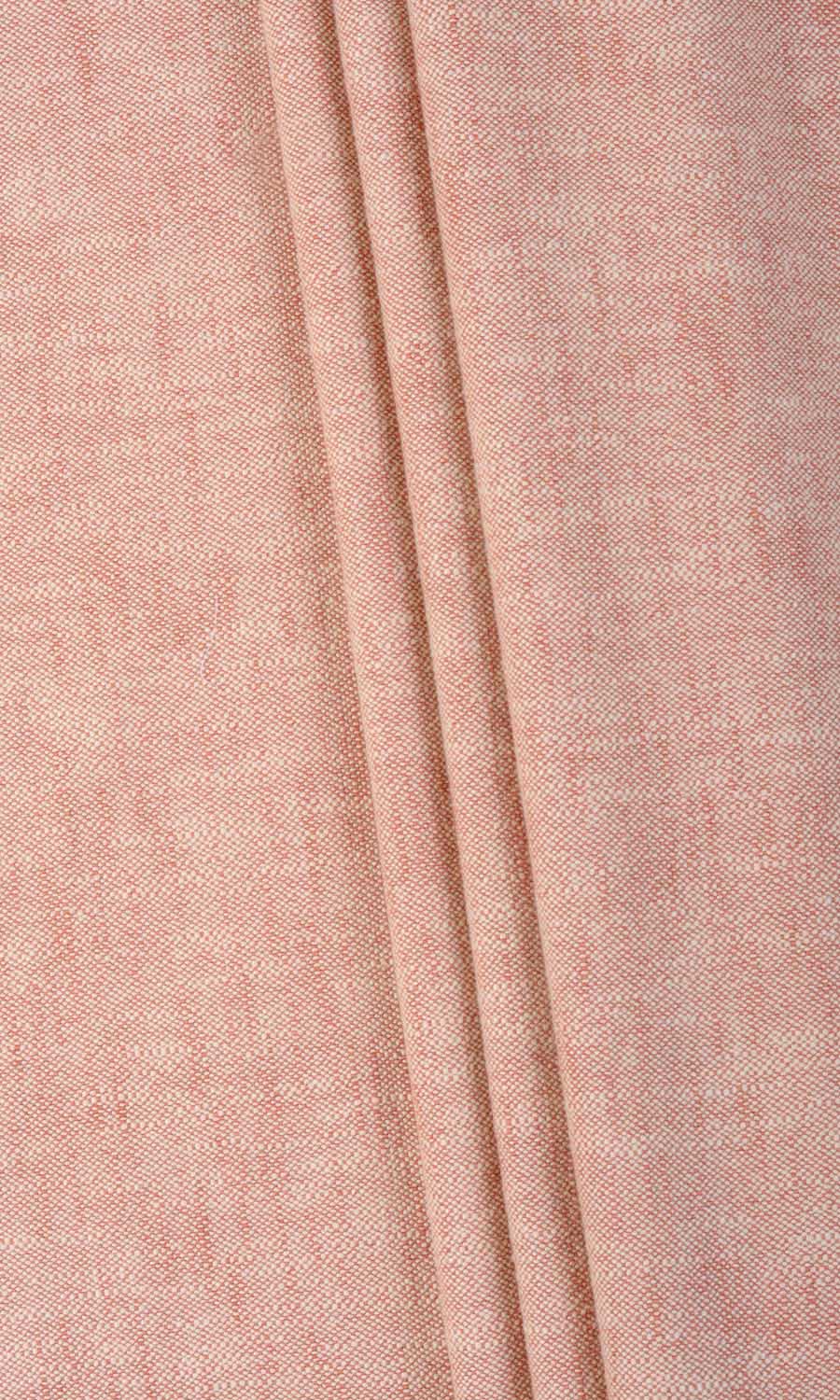 Plain Cotton Free Fabric Material Sample (Coral Red)