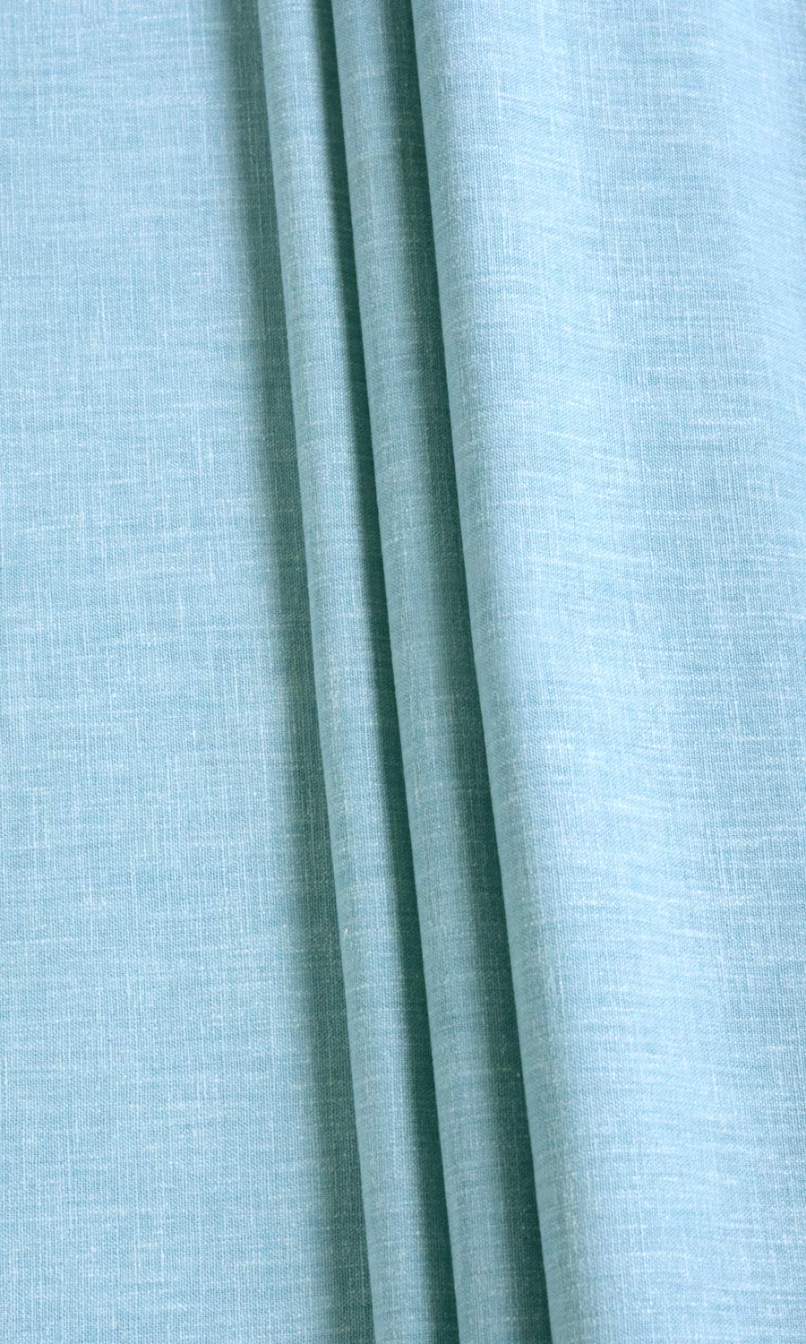 Poly-Cotton Blend Home Décor Fabric Sample (Aqua Blue)