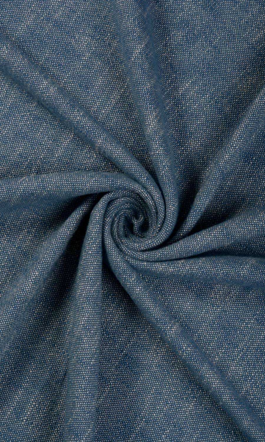 Plain Cotton Home Décor Fabric Sample (Navy Blue)