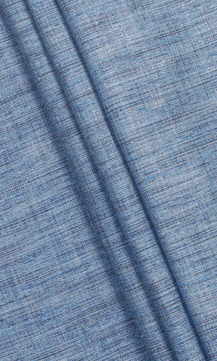 Textured Home Décor Fabric By the Yard (Denim Blue)