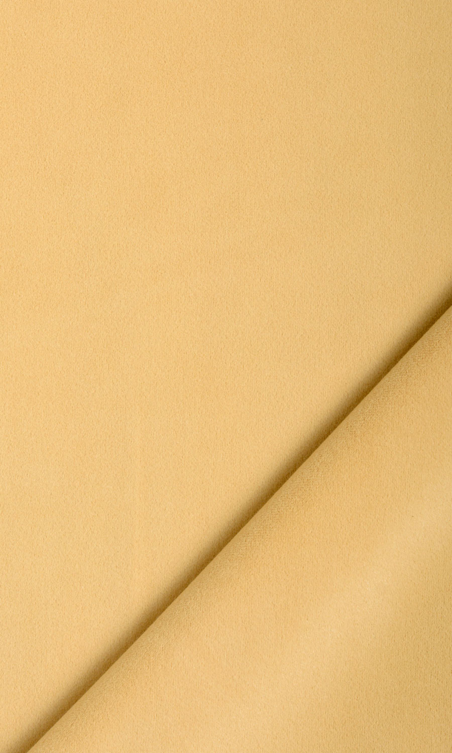 Velvet Fabric Material By the Yard (Pale Yellow)