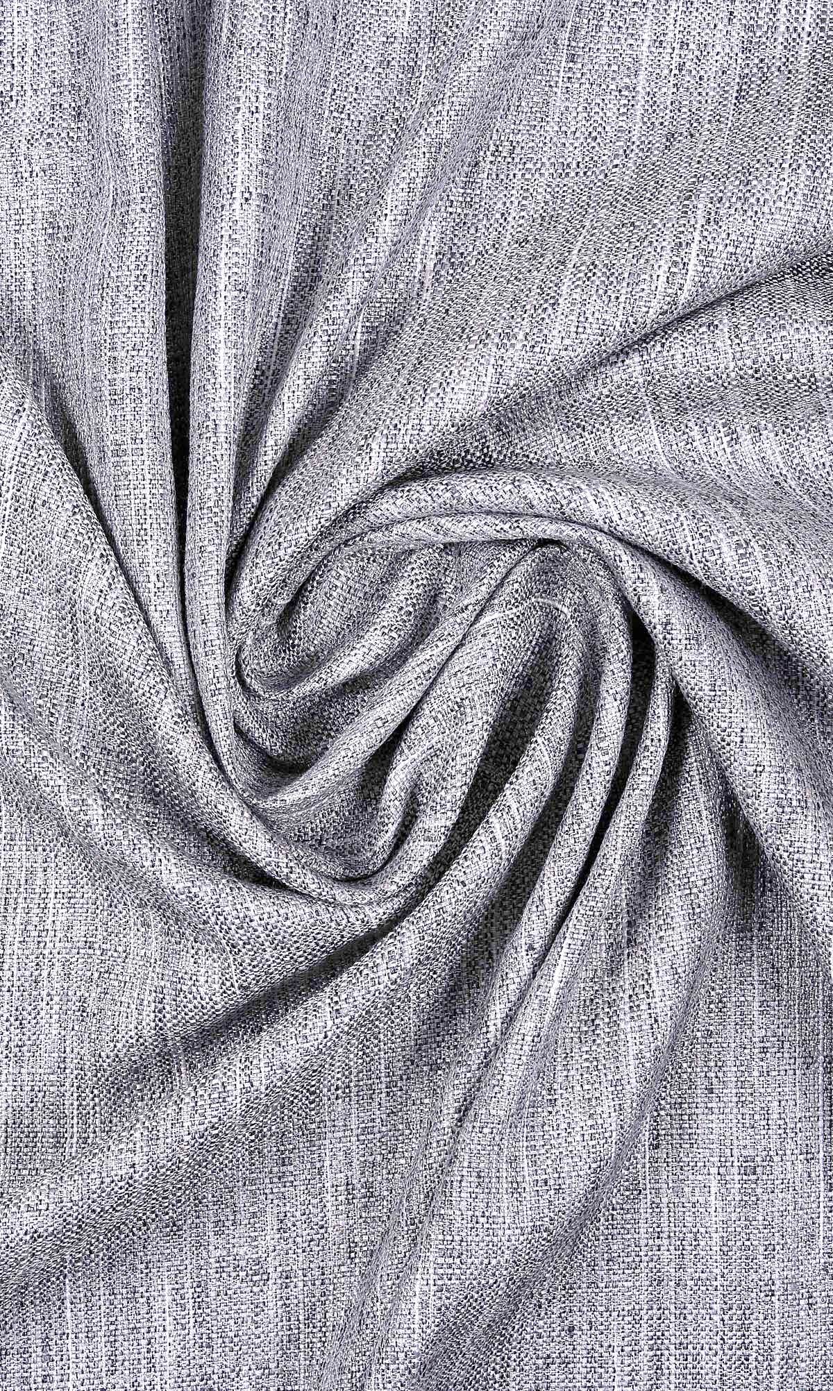Textured Home Décor Fabric By the Yard (Silver Grey)