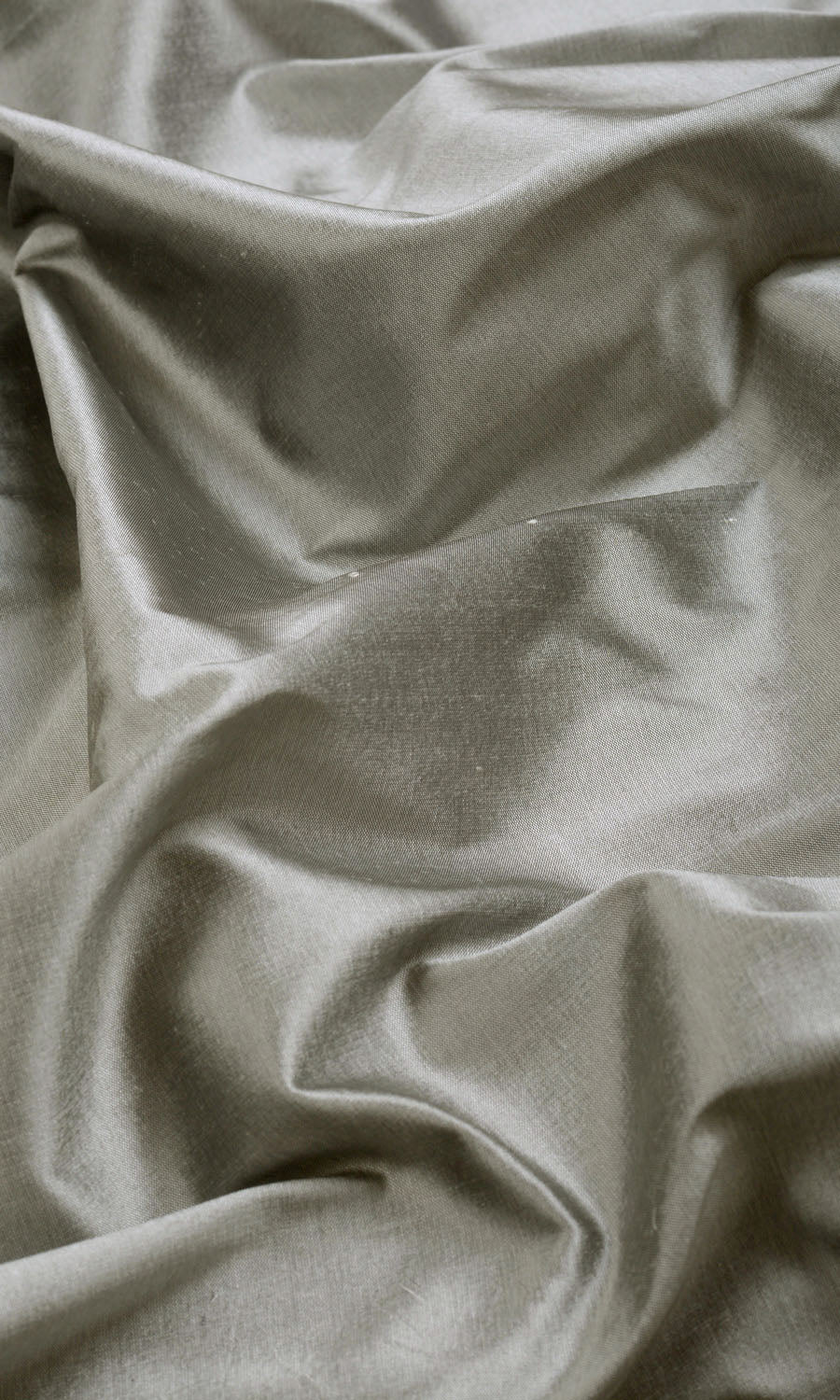 Shantung Silk Free Fabric Material Sample (Steel Grey)