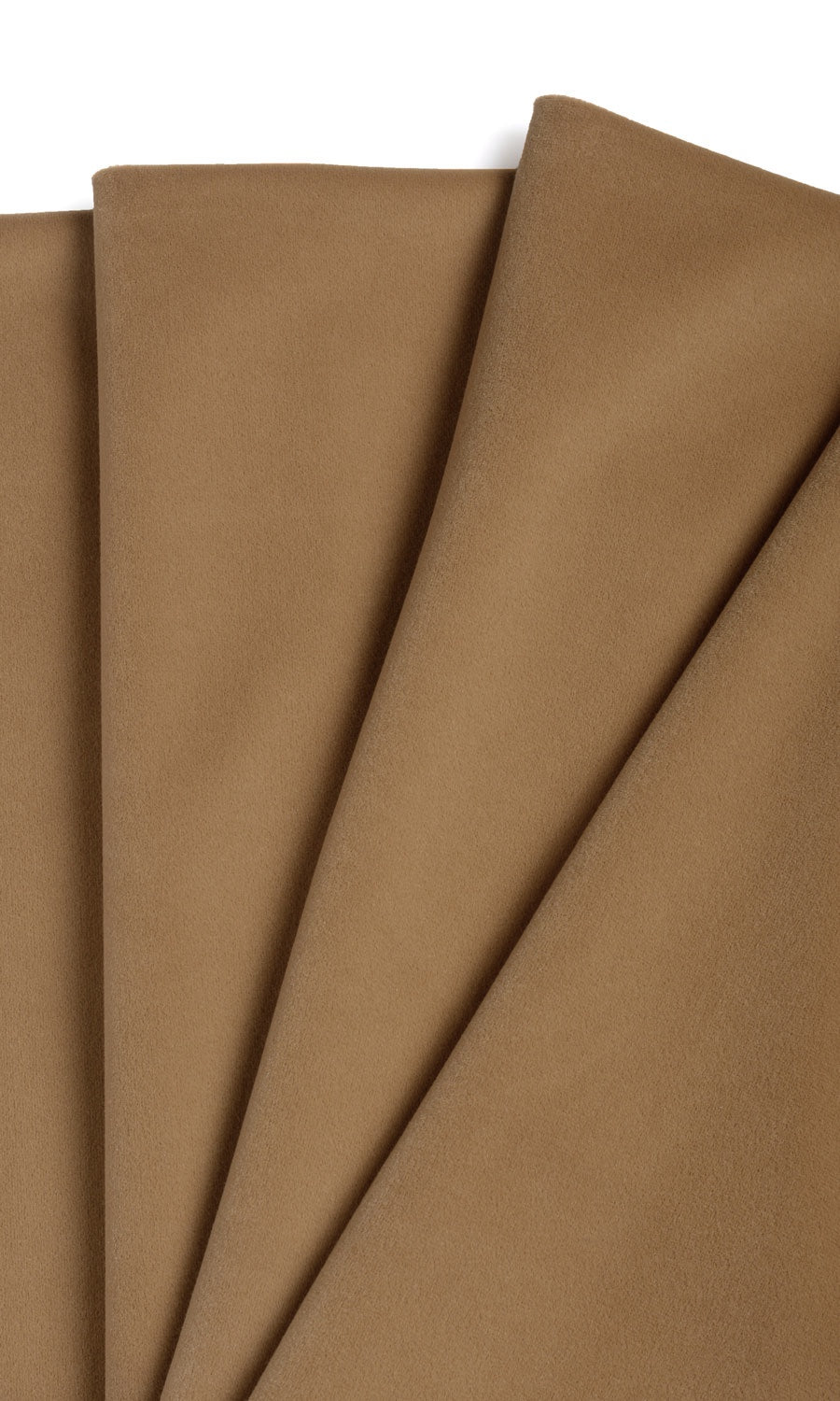 Velvet Window Treatments Fabric By the Yard (Burnt Orange/ Brown)