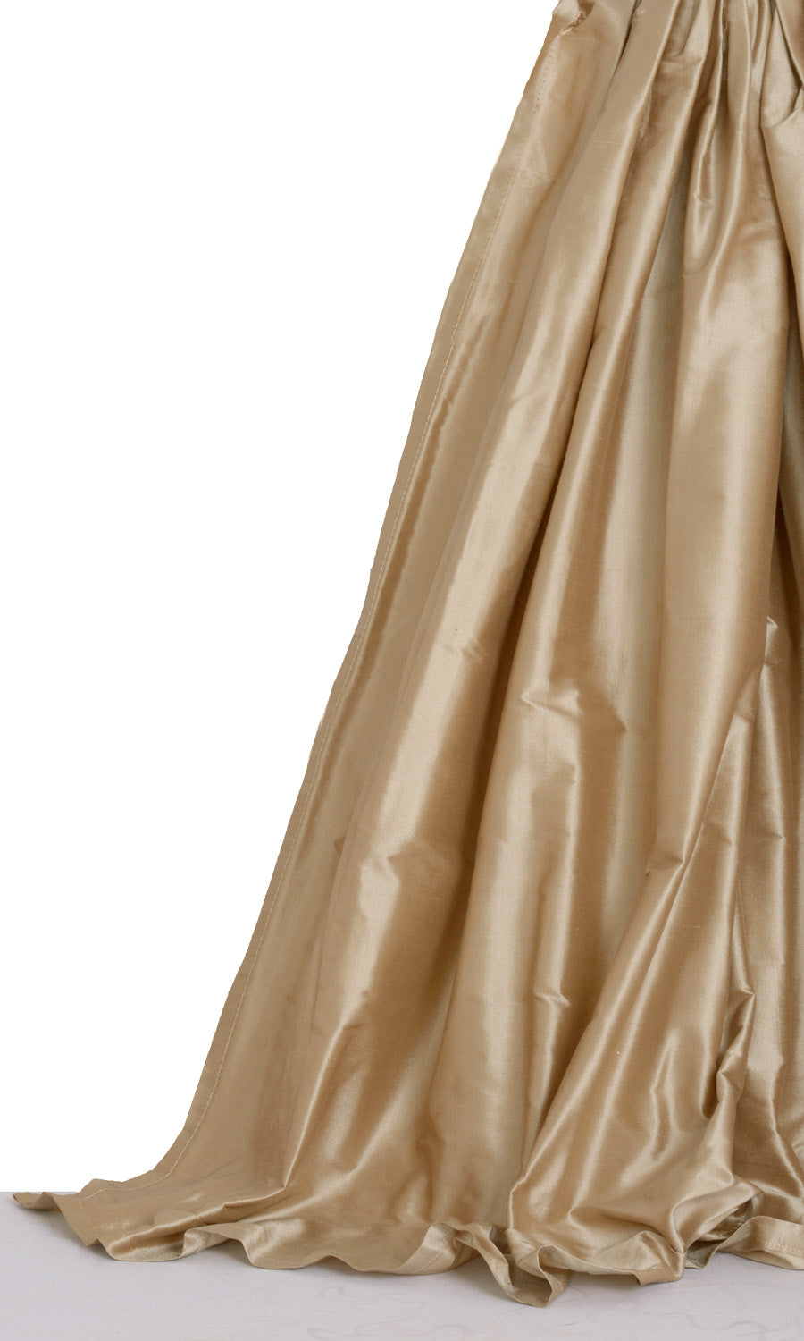 Shantung Silk Window Treatments Fabric By the Yard (Peanut Brown)