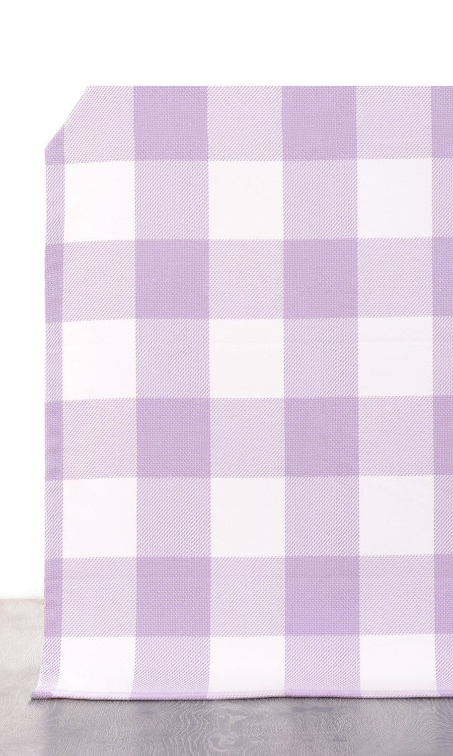 Buffalo Plaid Home Décor Fabric By the Yard (Pale Purple/ White)