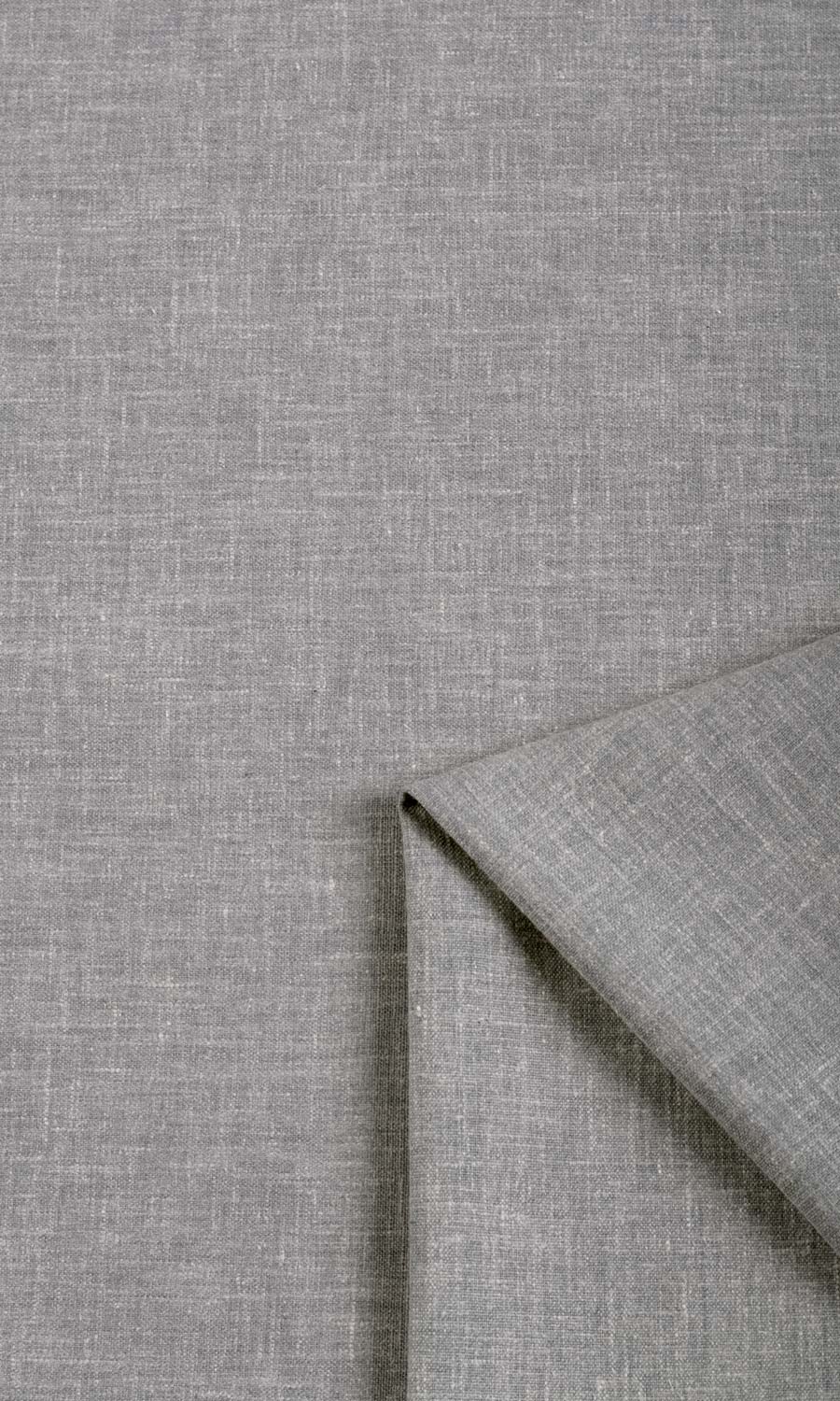 Linen Texture Home Textile Fabric Material By the Yard (Grey)