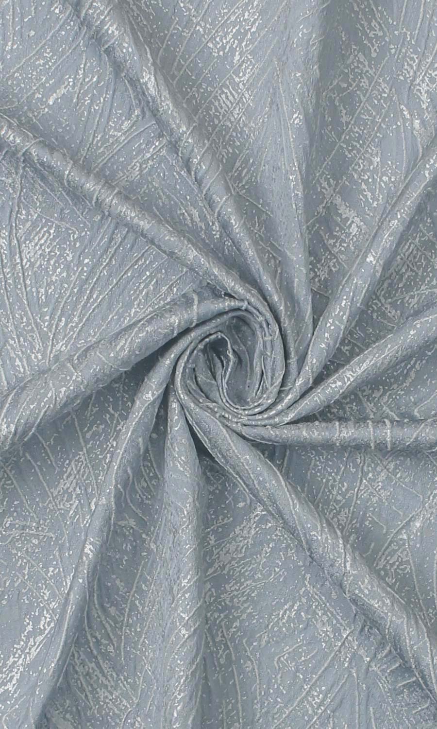Self-Patterned Poly-Cotton Home Décor Fabric By the Yard (Light Blue)
