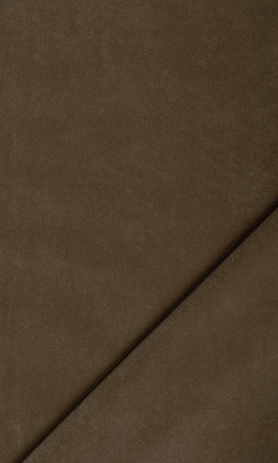 Velvet Home Textile Fabric Material By the Yard (Mocha Brown)