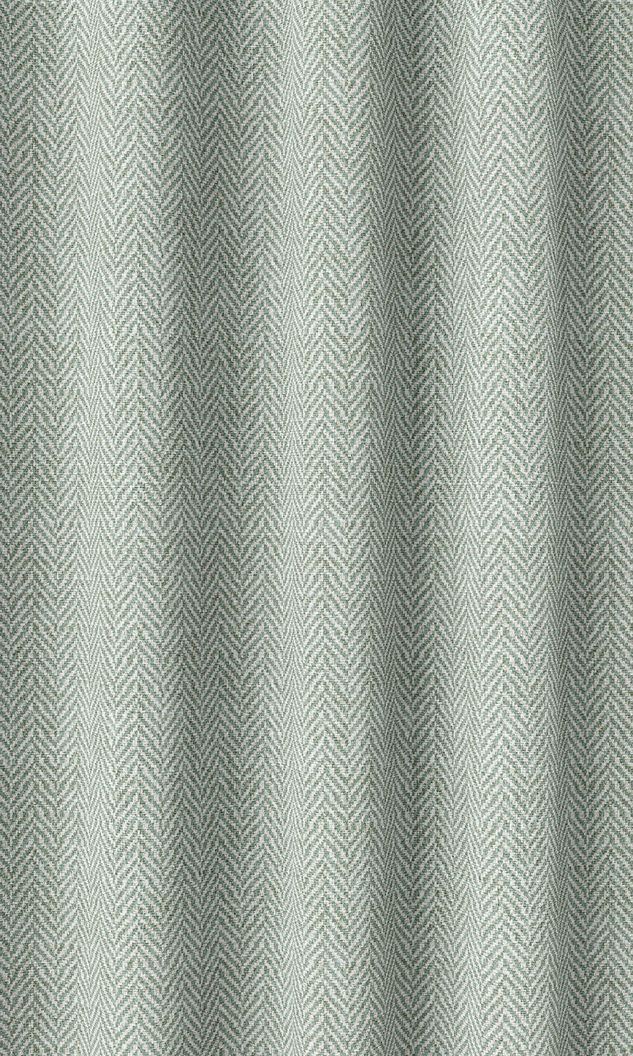 Herringbone Print Home Décor Fabric By the Yard (Egg Blue/ White)