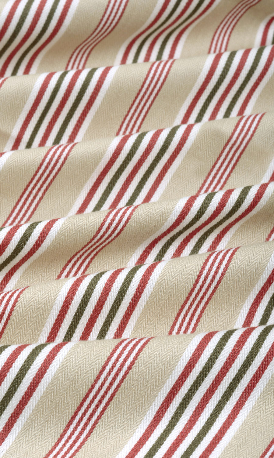 Cotton Fabric By the Yard for Curtains & Drapes (Brown/ Beige/ Red)