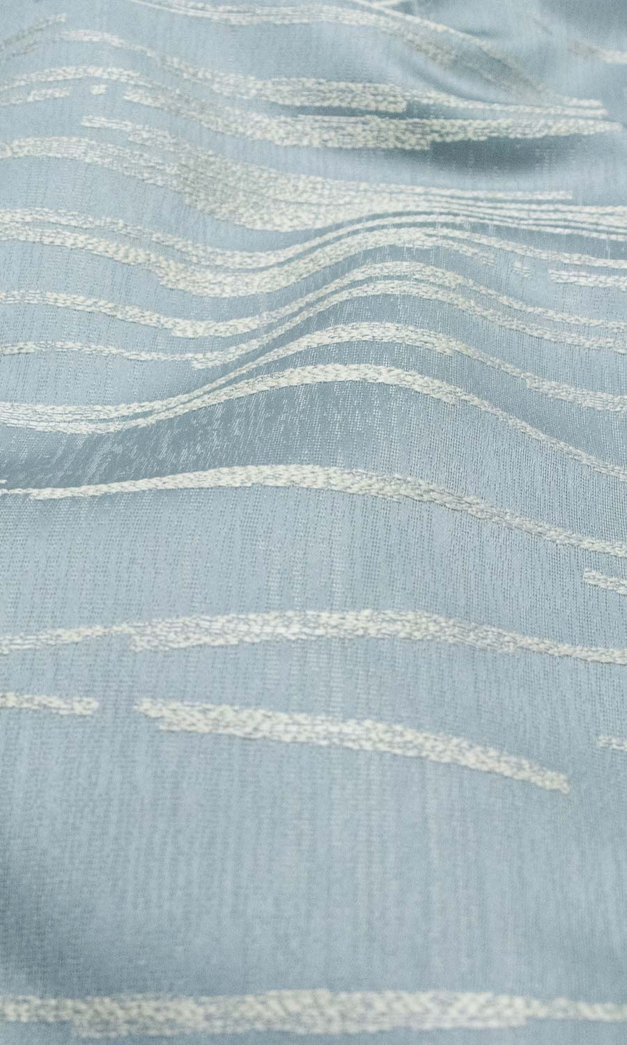 Abstract Patterned Home Textile Fabric Material By the Yard (Light Blue)