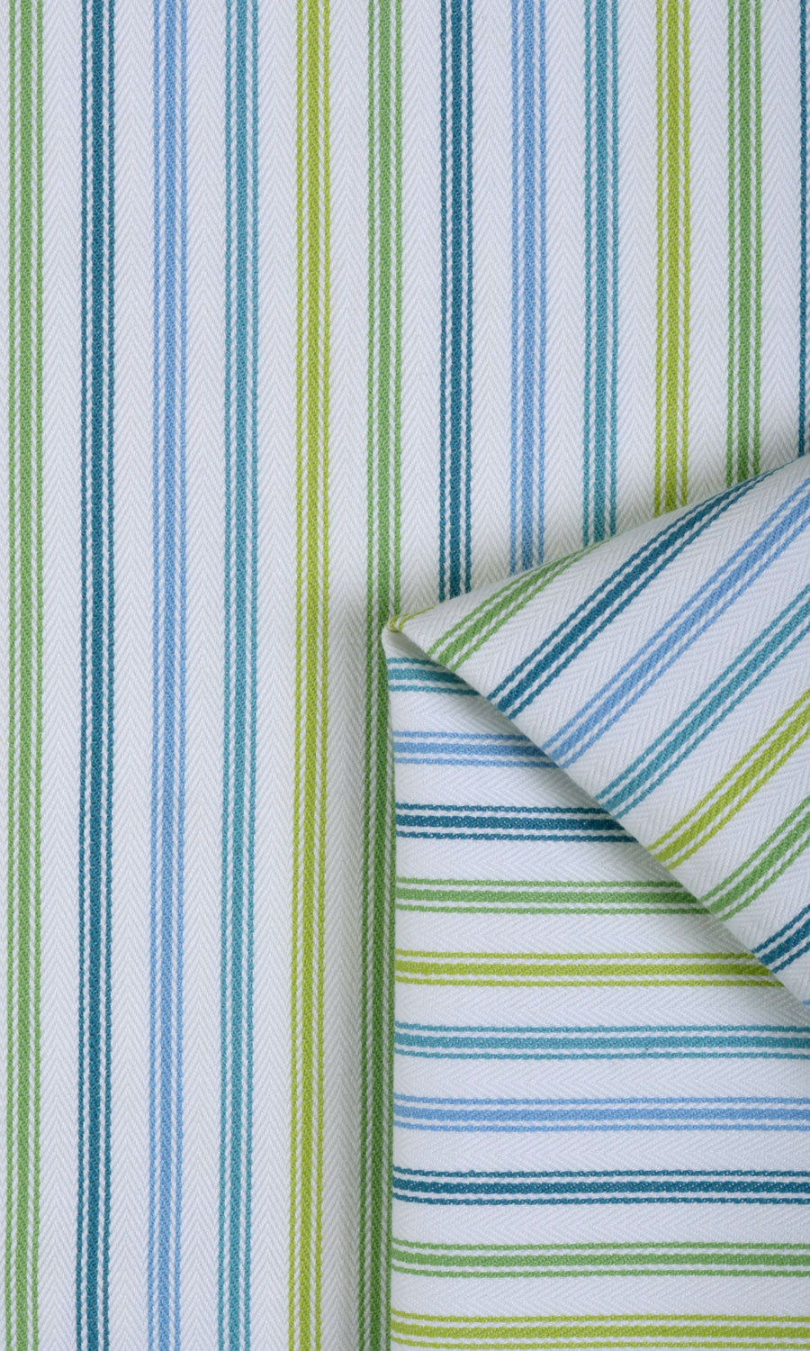 Cotton Fabric Sample for Curtains & Drapes (Blue/ Green/ Yellow)