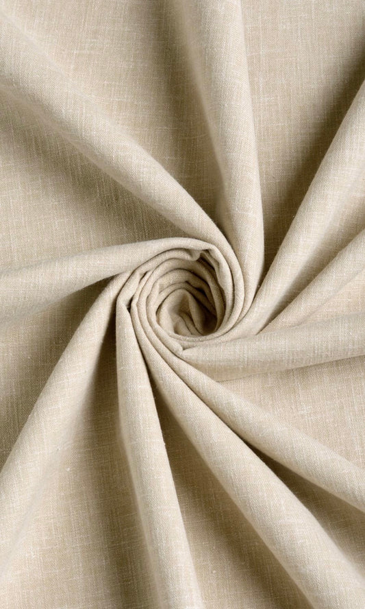 Linen Texture Home Décor Fabric By the Yard (Oatmeal Beige)