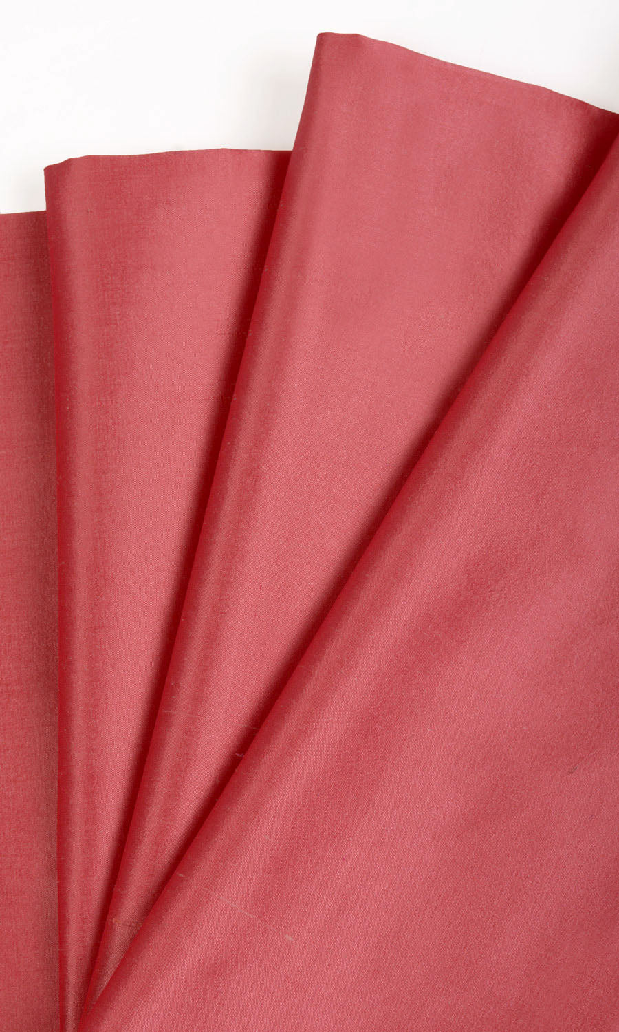 Shantung Silk Home Textile Fabric Material Sample (Pink Punch)