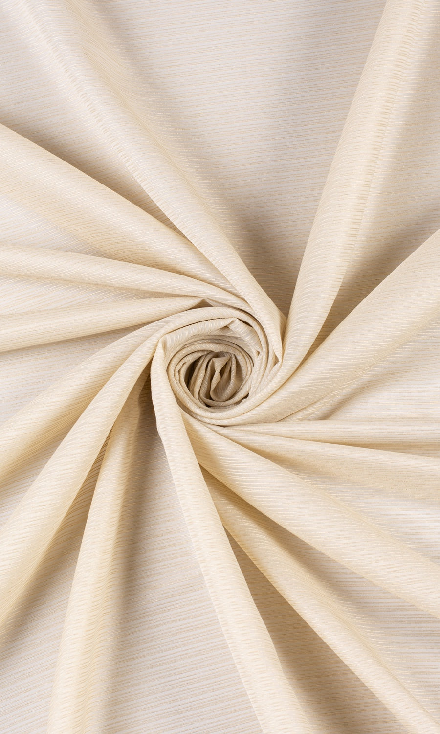 Striped Sheer Home Textile Fabric Material Sample (Champagne Beige)