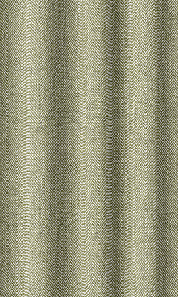Herringbone Textured Home Décor Fabric By the Yard (Green)