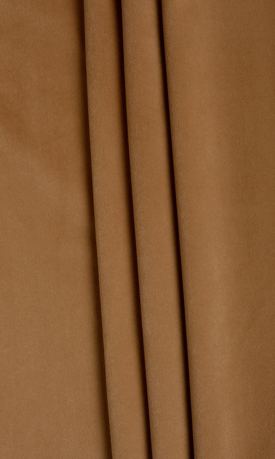 Velvet Fabric Material By the Yard (Burnt Orange/ Brown)