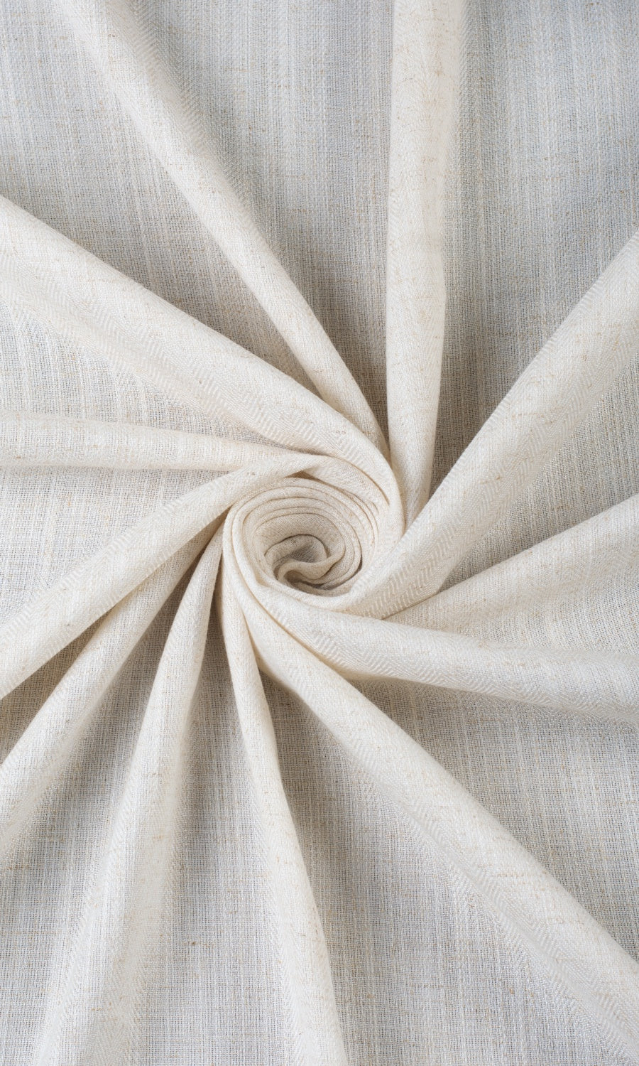 Semi-Sheer Linen Texture Home Décor Fabric By the Yard (Cream)