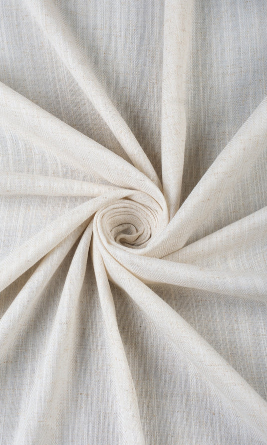 Semi-Sheer Linen Texture Home Décor Fabric By the Yard (Cream)