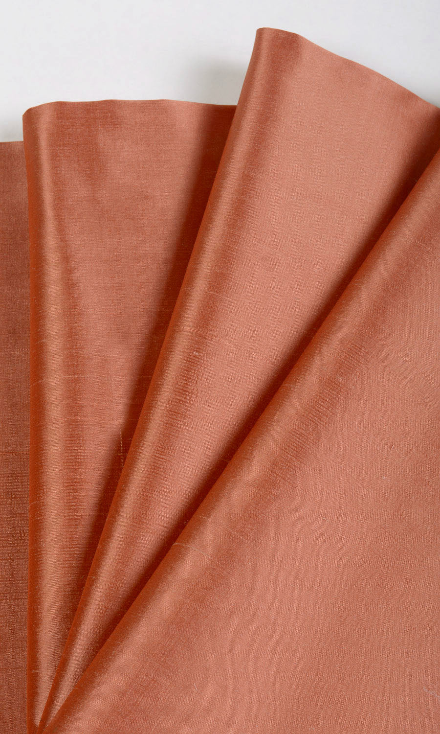 Shantung Silk Free Fabric Material Sample (Orange)