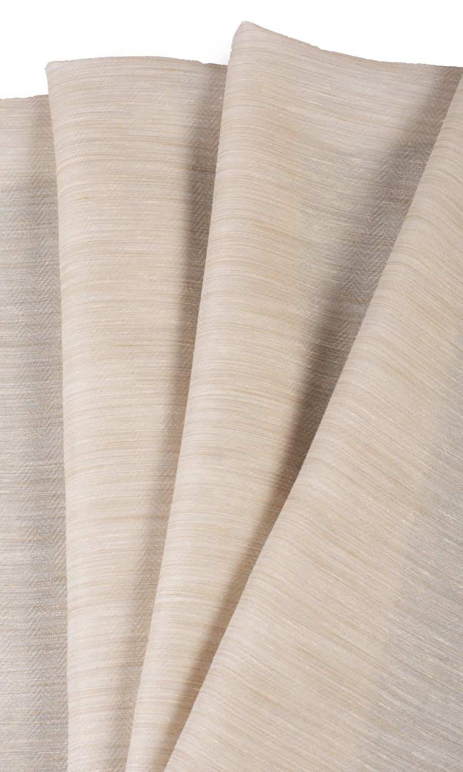 Textured Sheer Fabric Material By the Yard (Ivory Beige)