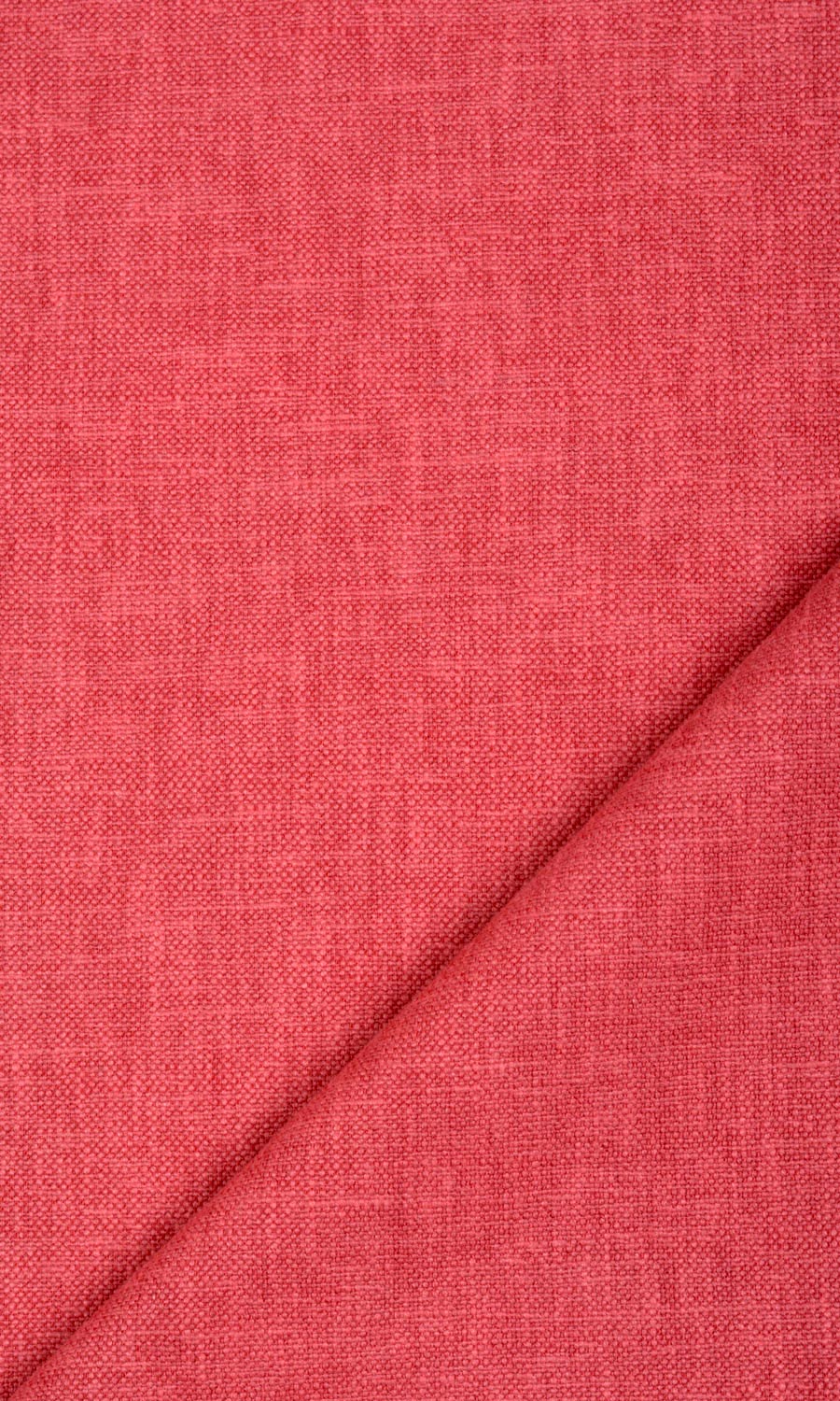 Linen-Blend Fabric Sample for Curtains & Drapes (Red)