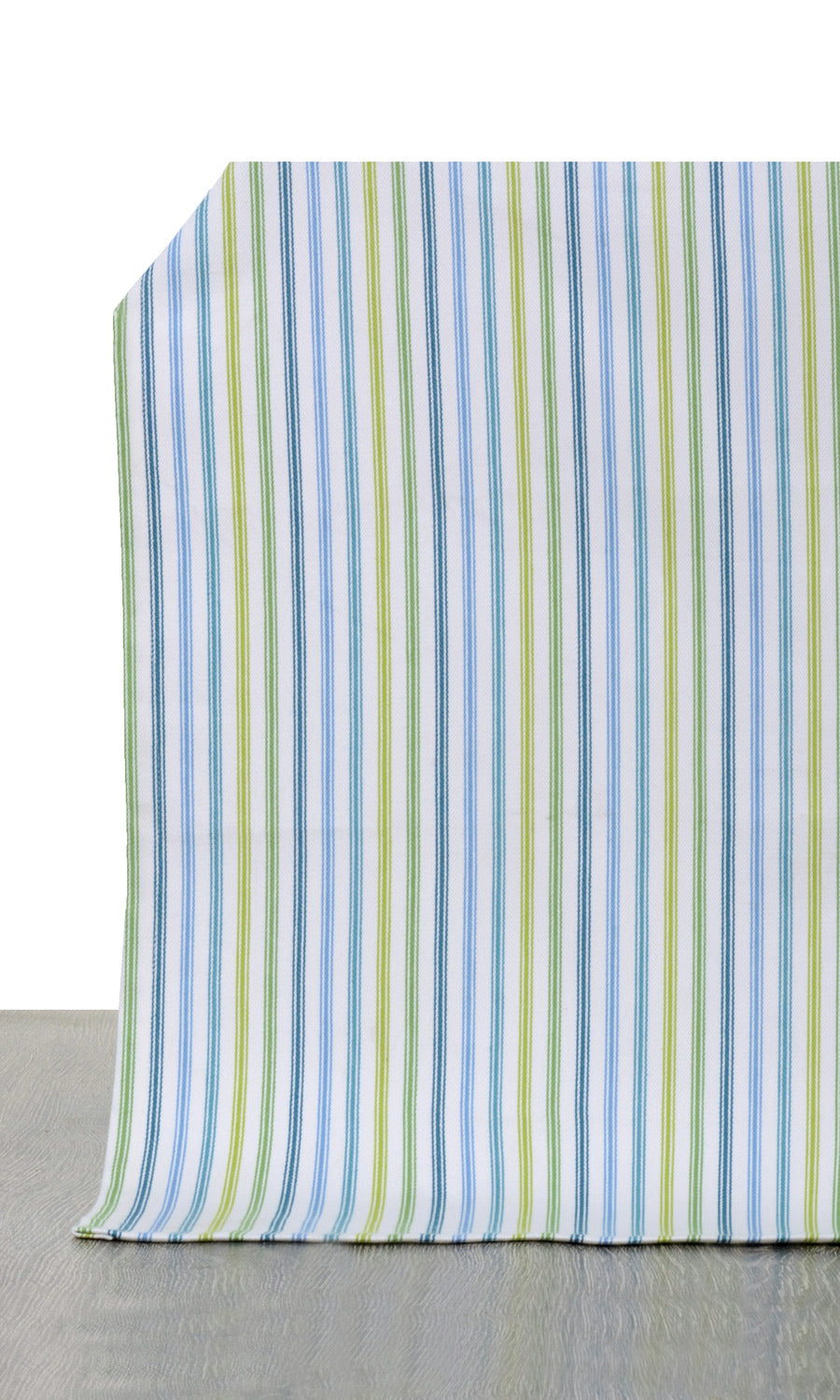 Cotton Home Décor Fabric By the Yard (Blue/ Green/ Yellow)