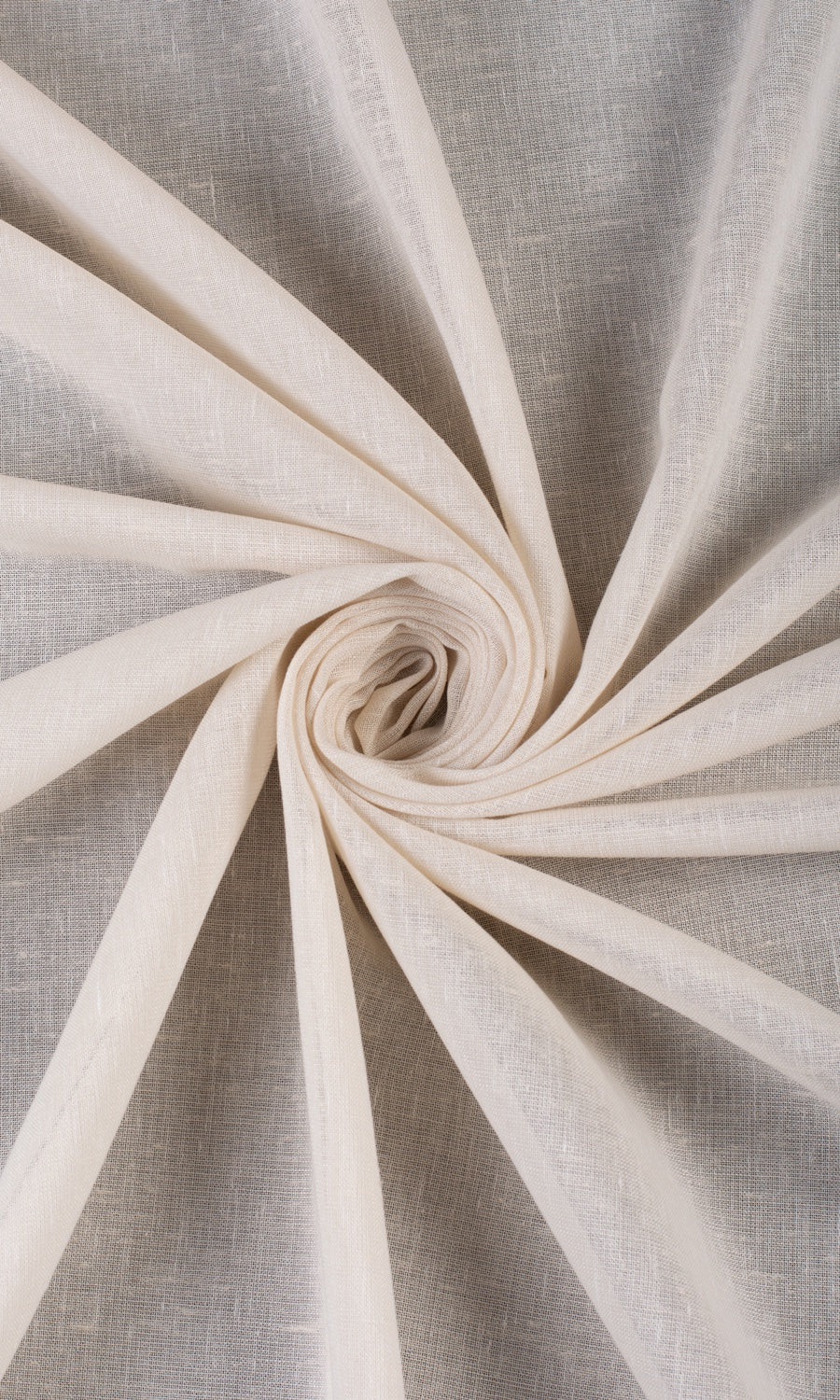 Plain Sheer Window Treatments Fabric By the Yard (Parchment White)