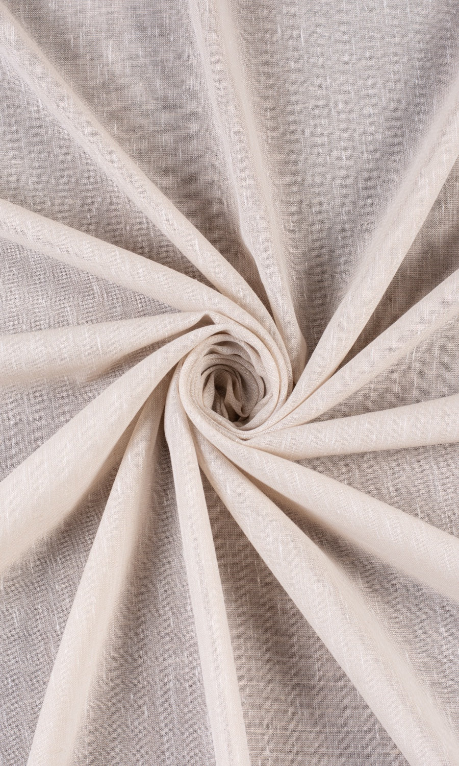 Plain Sheer Home Décor Fabric Sample (Greige/ Warm Ivory)