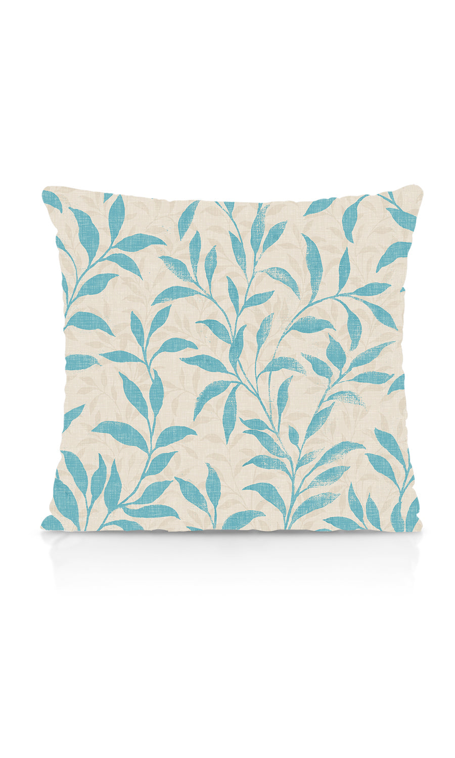 Floral Dimout Fabric Material By the Yard (Blue/ Ivory)