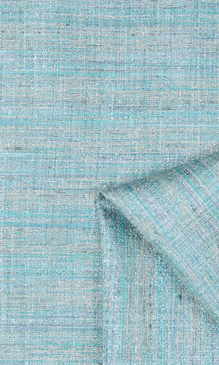 Textured Home Textile Fabric Material By the Yard (Turquoise Blue)