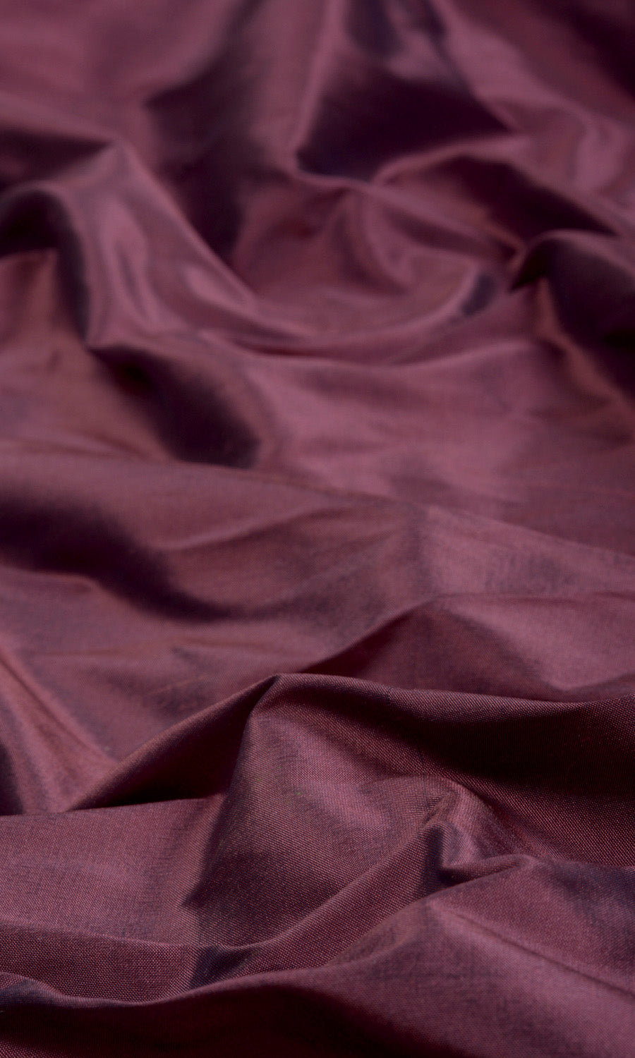 Shantung Silk Home Textile Fabric Material By the Yard (Wine Purple)