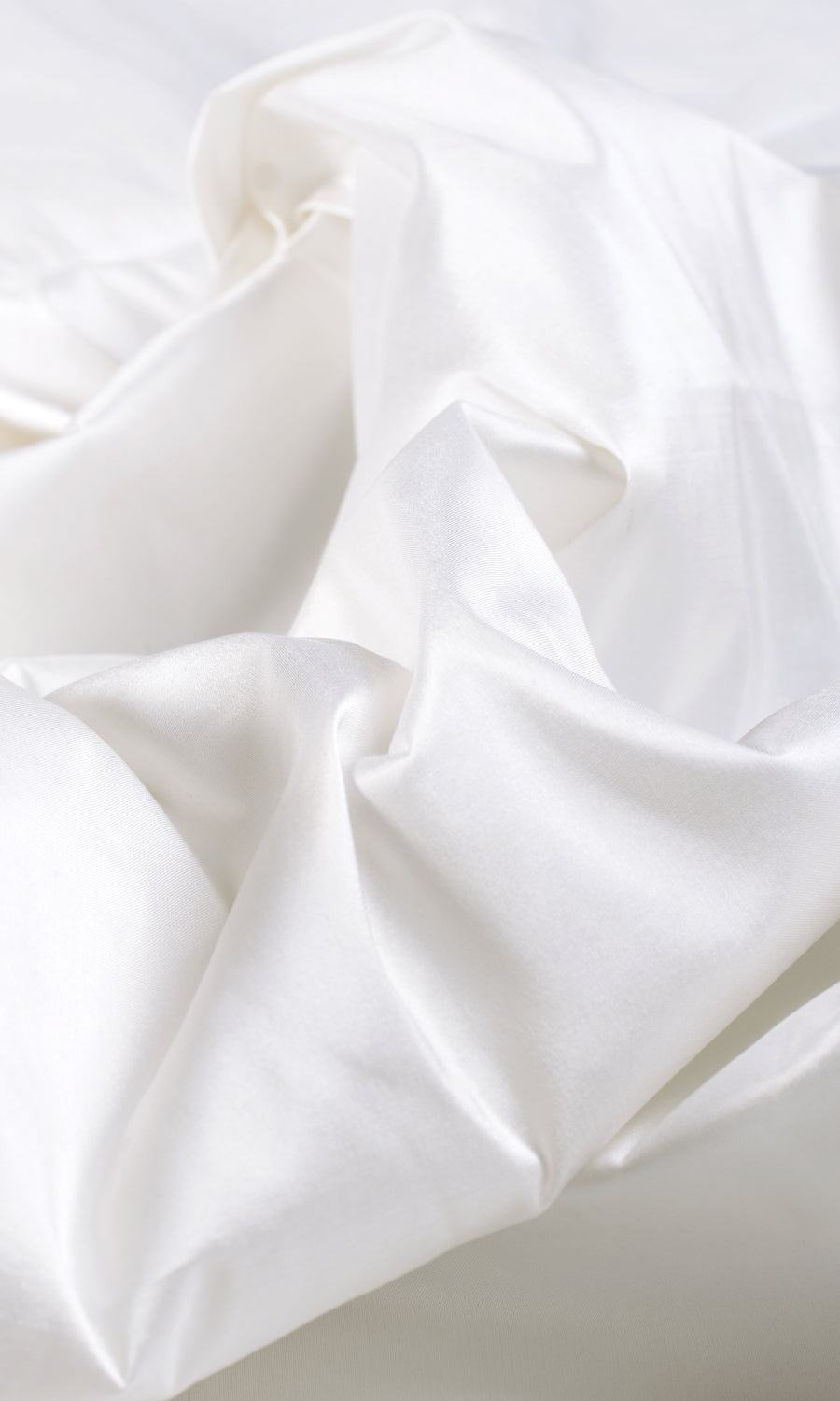 Shantung Silk Fabric Sample for Curtains & Drapes (White)