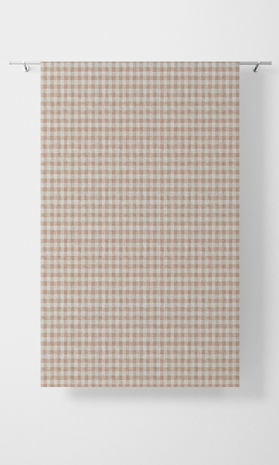 Check Patterned Home Textile Fabric Material By the Yard (Blush Pink/ White)