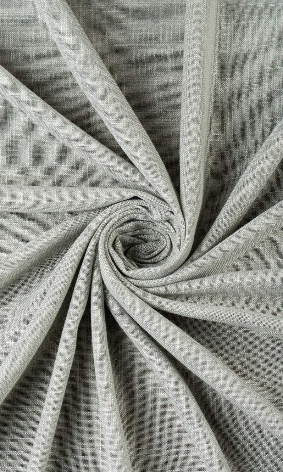 Textured Sheer Window Treatments Fabric By the Yard (Green-Grey)
