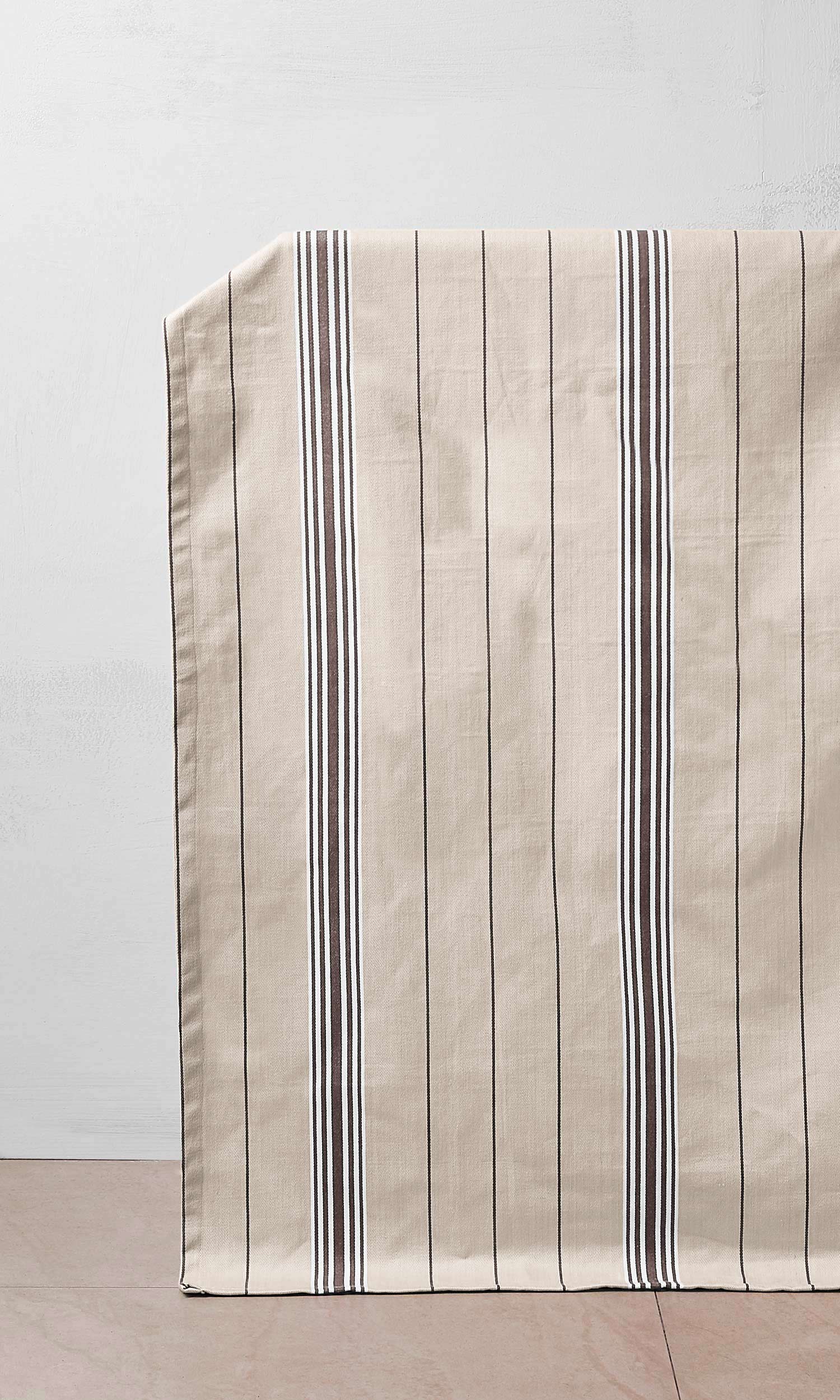 Cotton Window Treatments Fabric By the Yard (Brown/ Beige)
