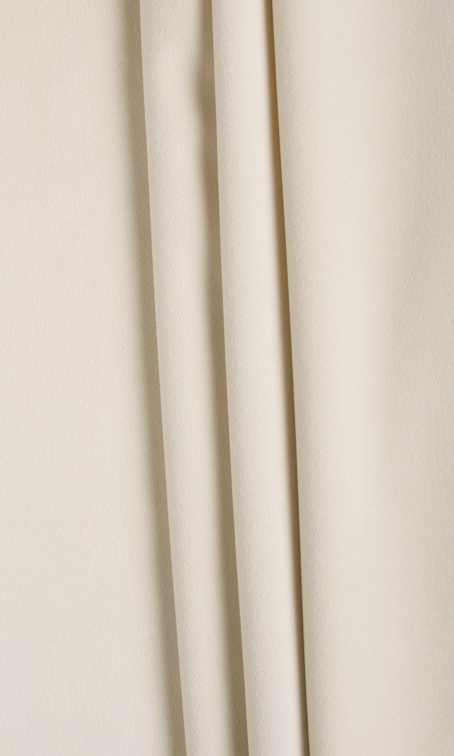 Velvet Window Treatments Fabric By the Yard (Warm Ivory)